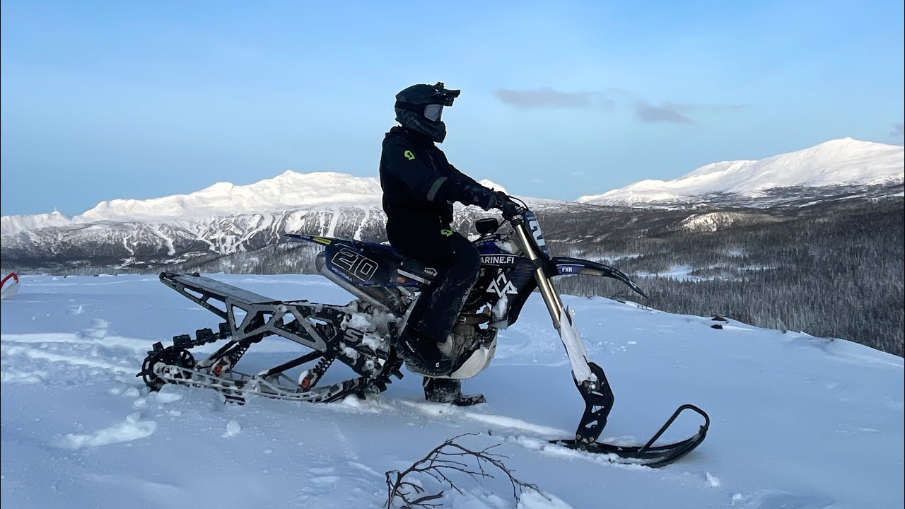 Snowbike day in Sweden | Catin kytkin räjähti