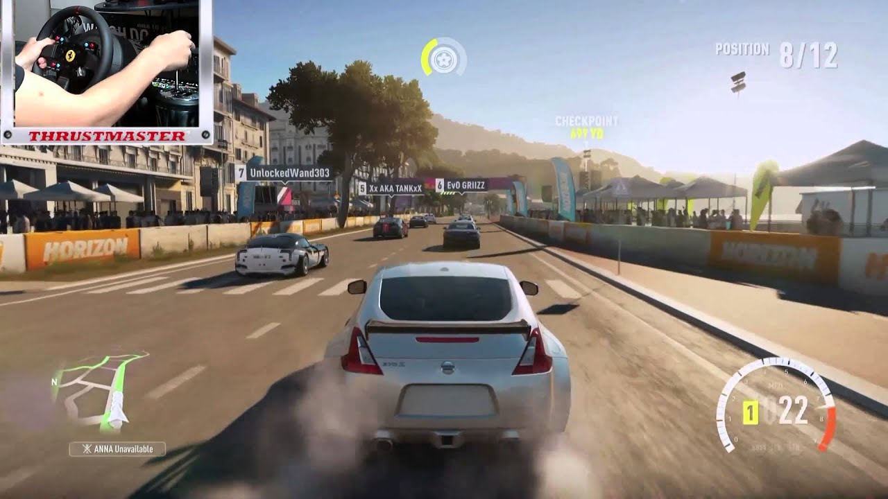 Forza Horizon 2 Lets Play Ep3 First Car Purchase w/Thrustmaster Tx Wheel XB1 | SLAPTrain