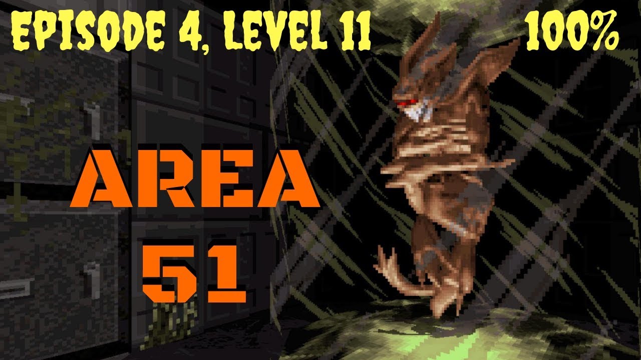 Duke Nukem 3D (100%) Walkthrough (E4L11: Area 51)