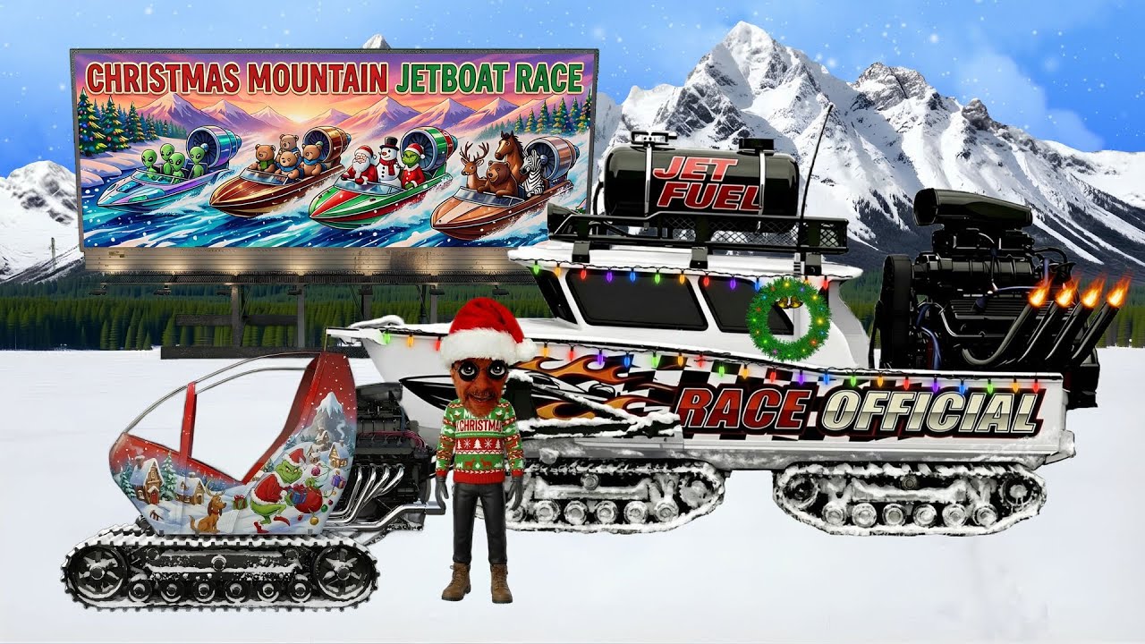 Christmas Mountain Jetboat Race #christmas