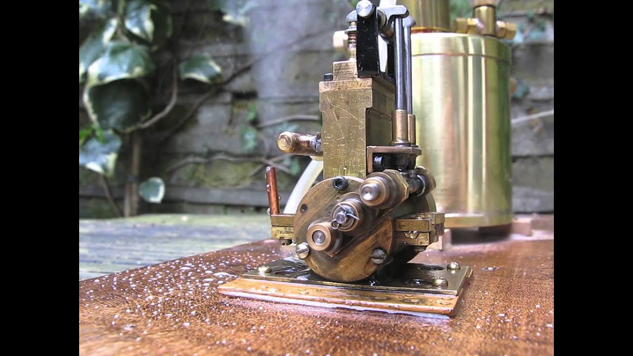 Overhead Poppet Valve Pushrod Steam Engine