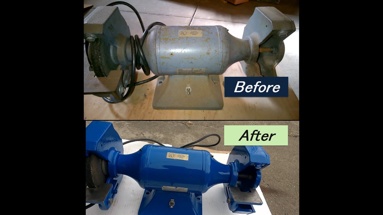 Bench grinder restoration