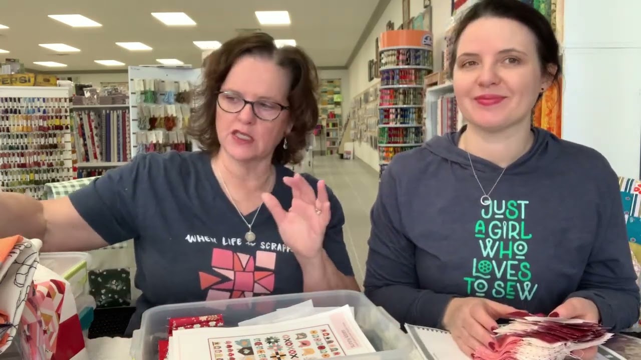 Flosstube #34 and quilting progress