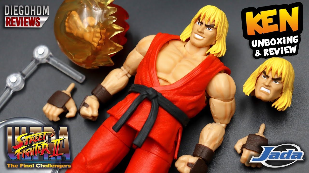 KEN Jada Toys Ultra Street Fighter 2 Unboxing e Review BR / DiegoHDM