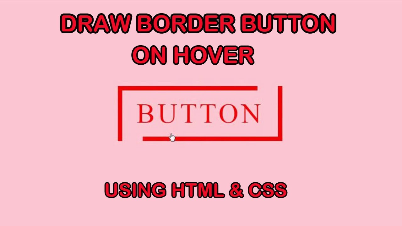 New Draw Border Button On Hover||CSS Border Animation||FR Services||