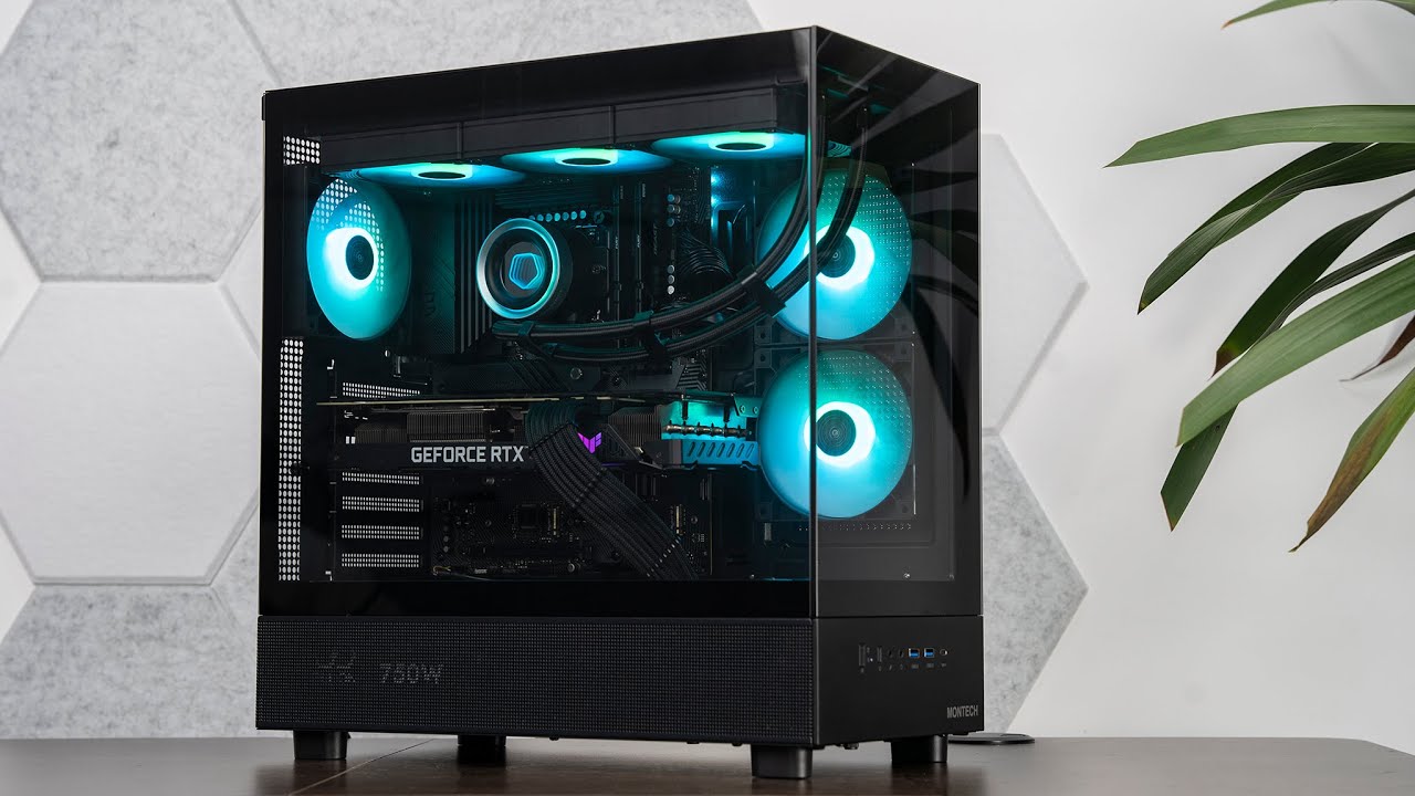 Montech XR - Vỏ case hơn 1 triệu 2 mặt k&iacute;nh, c&oacute; Type C, sẵn fan ARGB đi k&egrave;m!