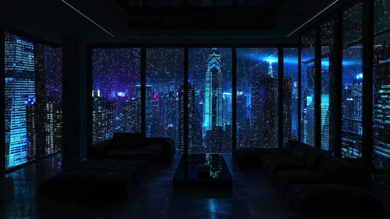Slow Rainfall in Silent Night | Sleep Healing Sounds for Relaxation and Inner Peace.