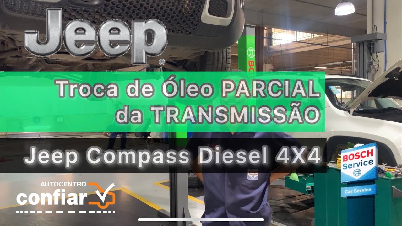 Troca de Óleo PARCIAL da TRANSMISSÃO -JEEP COMPASS 4X4. PODE?
