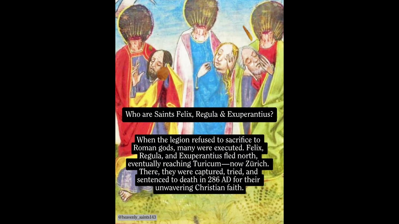 St. Felix, St. Regula, St. Exuperantius - Patron saints of Z&uuml;rich, Switzerland