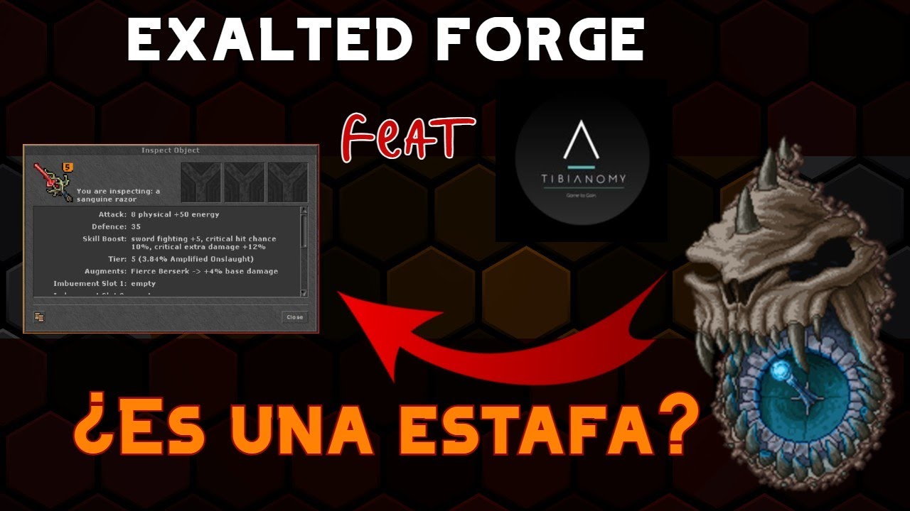 EXALTED FORGE ¿VALE LA PENA O ES UNA ESTAFA? Feat @Halter TIBIANOMY Parte 1| Tibia