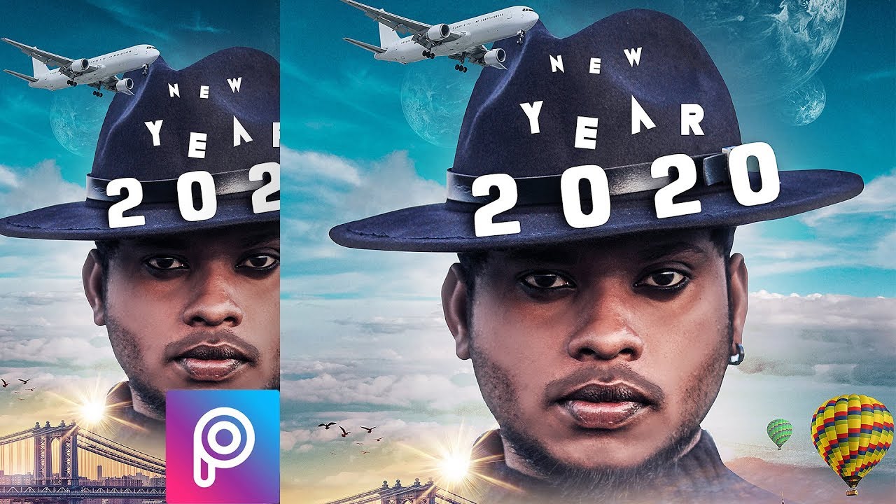Picsart New Year 2020 Photo Edit || Happy New Year 2020 || Picsart New Year 2020 || Sony Jackson