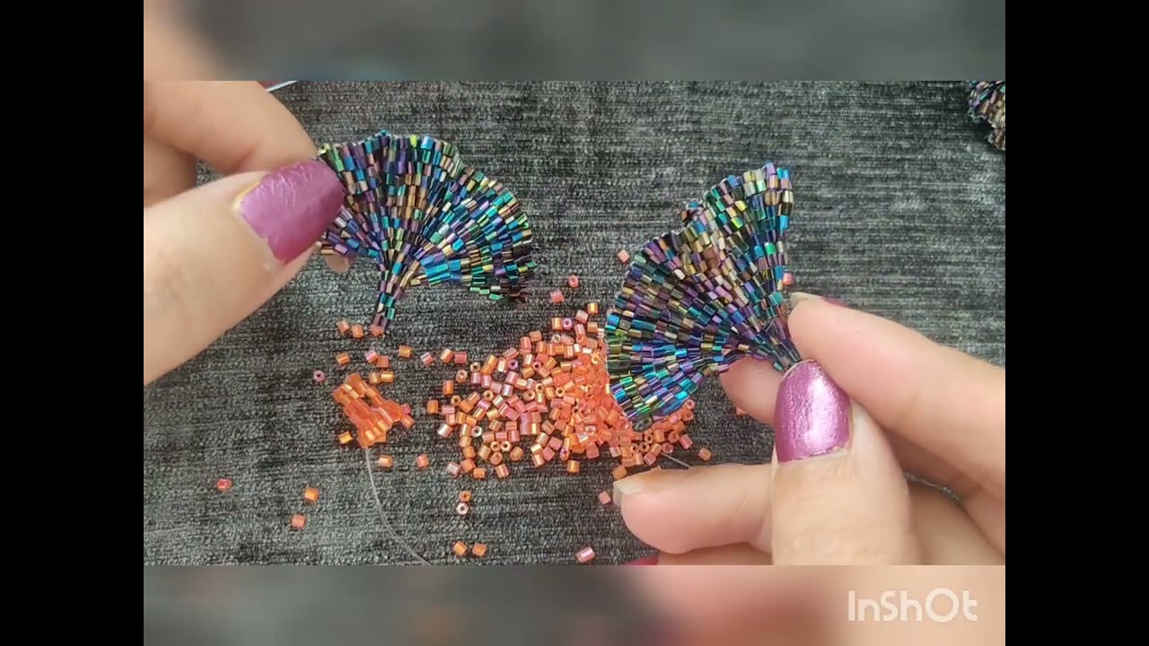 رفع اشکال بادبزنی جذابمون(بادبزنی منجوقبافت)