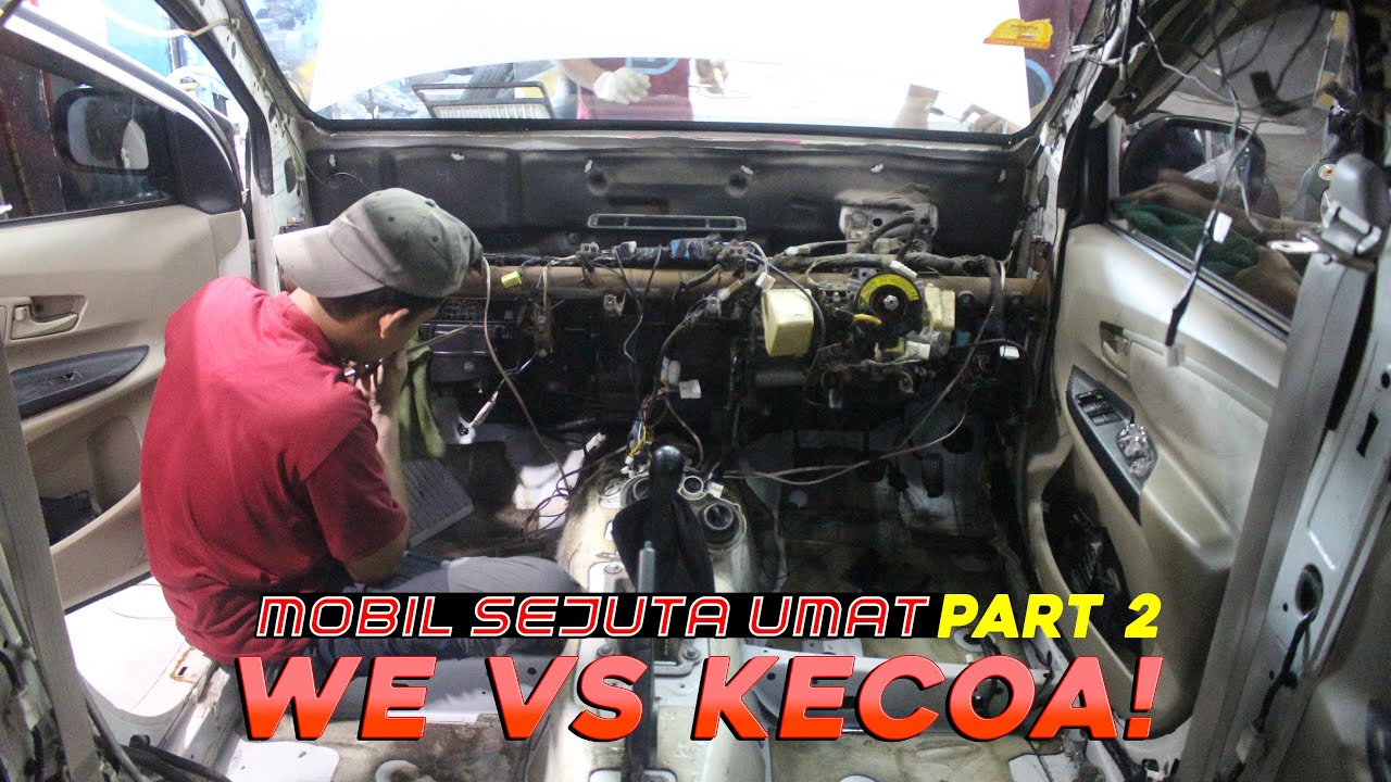 PART 2 INTERIOR SEPERTI KENA BENCANA! Detailing Toyota Avanza