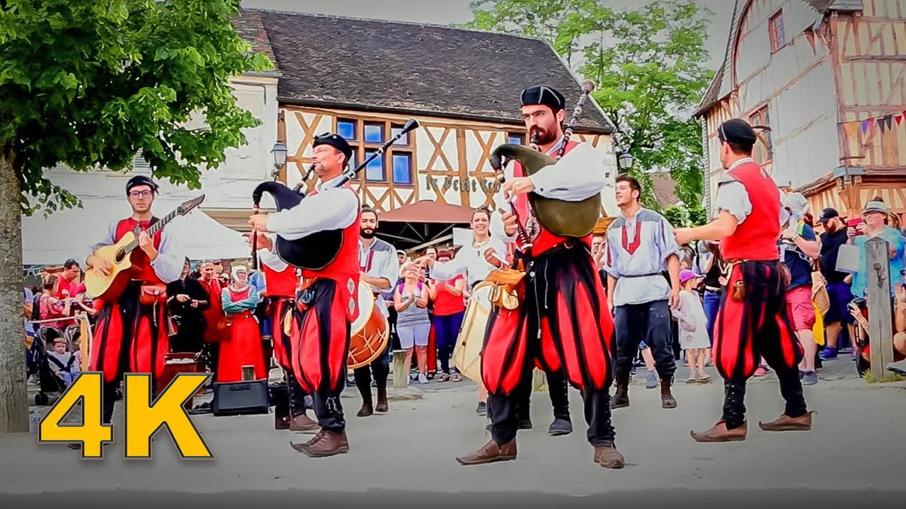 Al Cantara: Medieval music and dance performance, Medieval of Provins 2019 [4K]