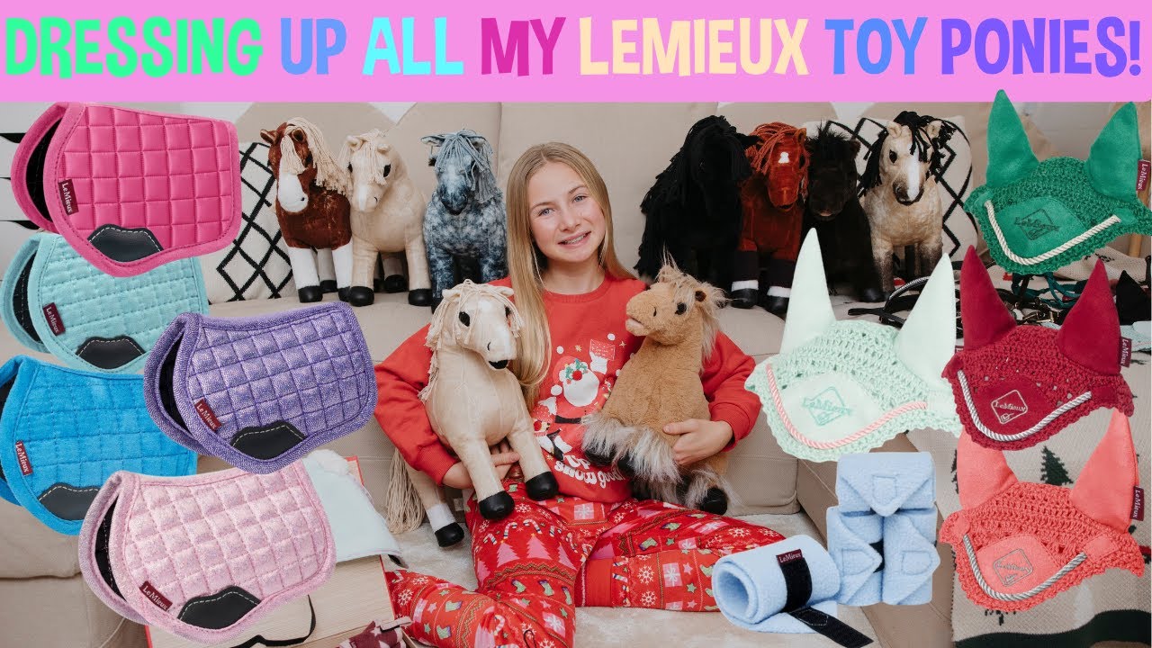 DRESSING UP ALL MY MINI LEMIEUX TOY PONIES! VLOGMAS