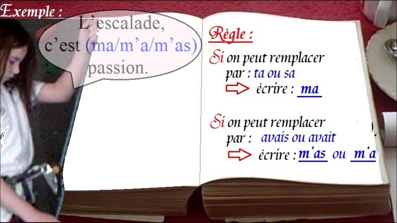 1000 mots français : ma m’a m’as, une astuce facile par homonyme