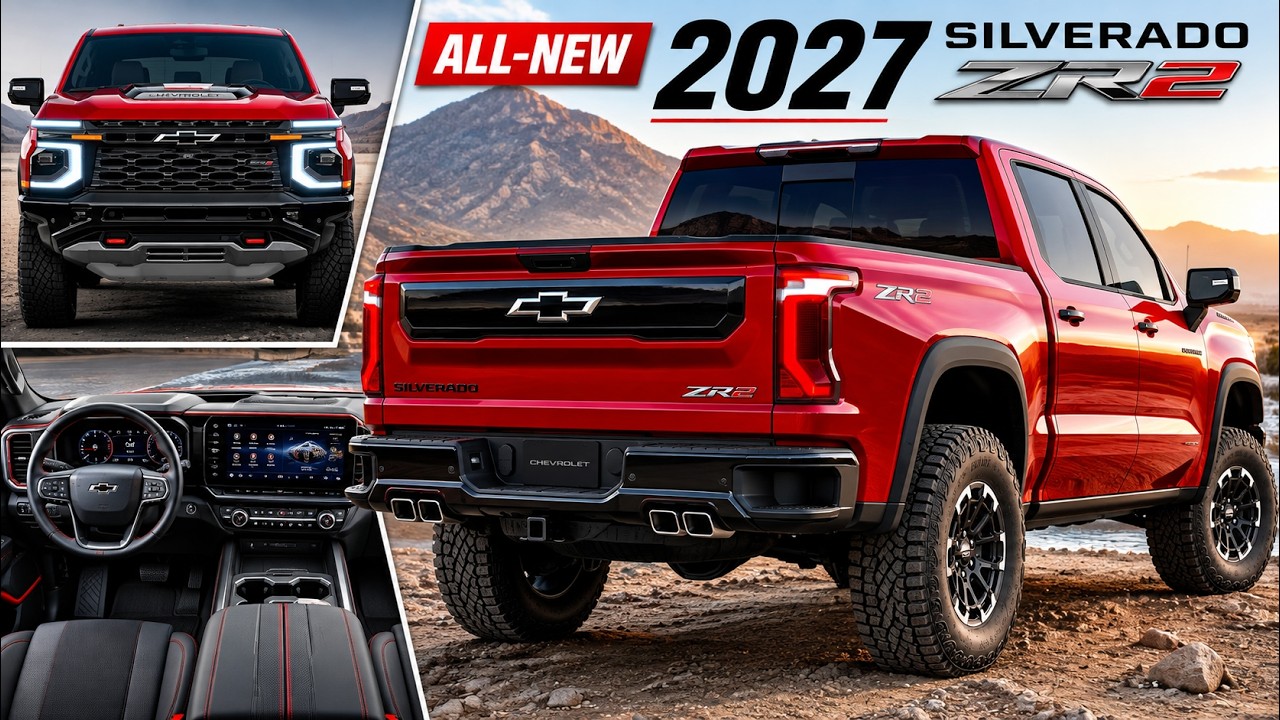 Chevrolet Silverado ZR2 2027: еще больше и мощнее