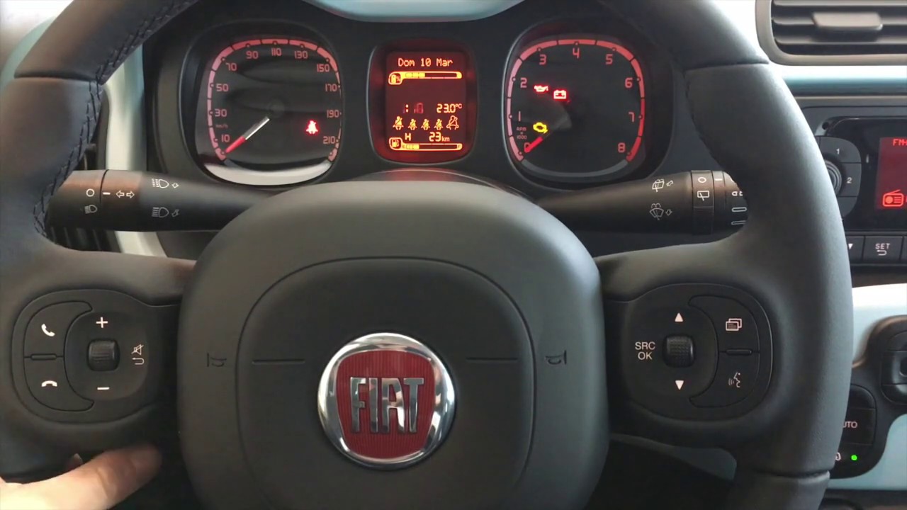 Fiat Panda - Funzioni autoradio bluetooth e comandi volante