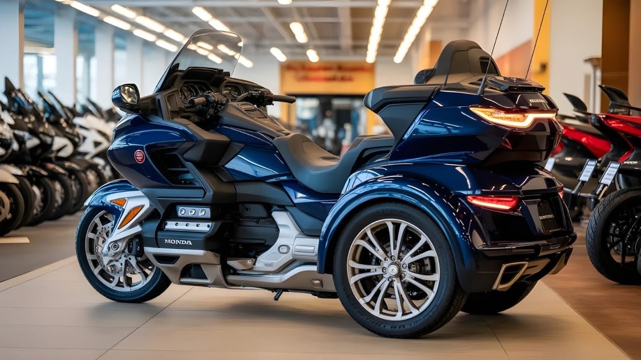 Трехколесный мотоцикл Honda Gold Wing 2026 года 🔥 Роскошный туристический трехколесный мотоцикл |...