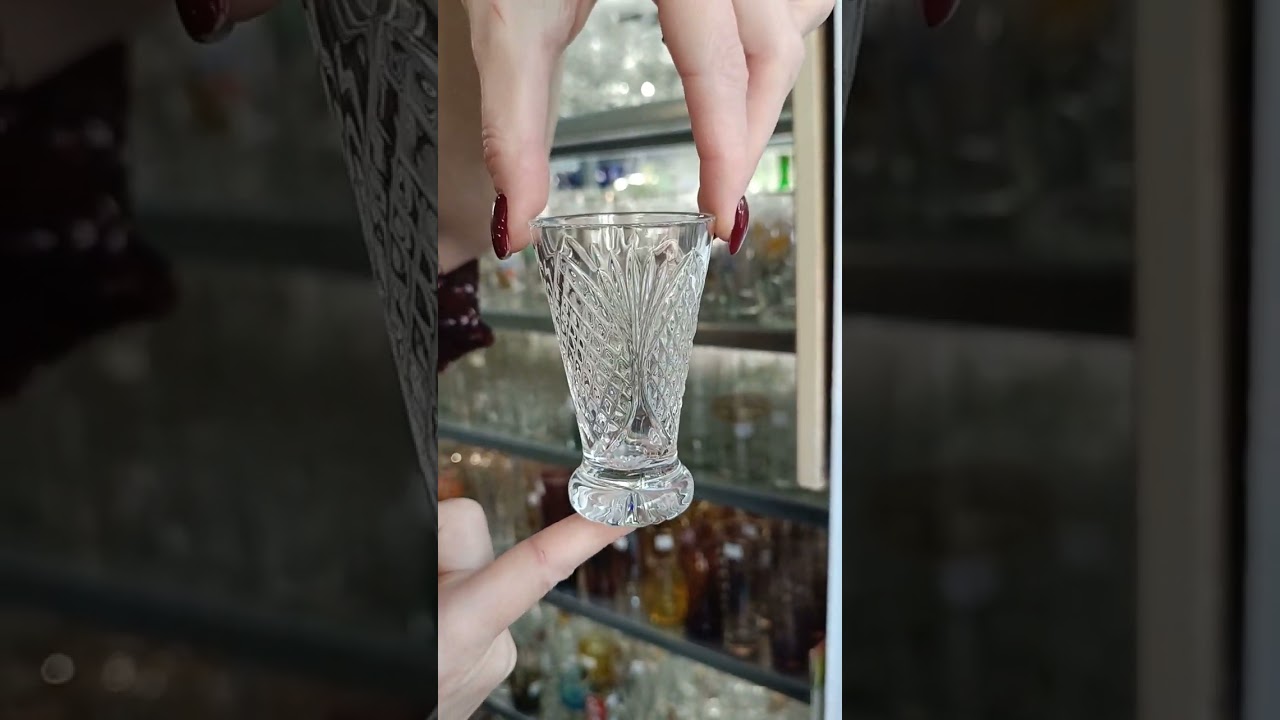 Хрустальные стопки. Видеообзор с ценами.