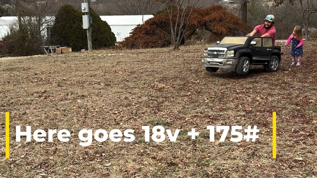 Power wheels lithium Drill Battery Conversion
