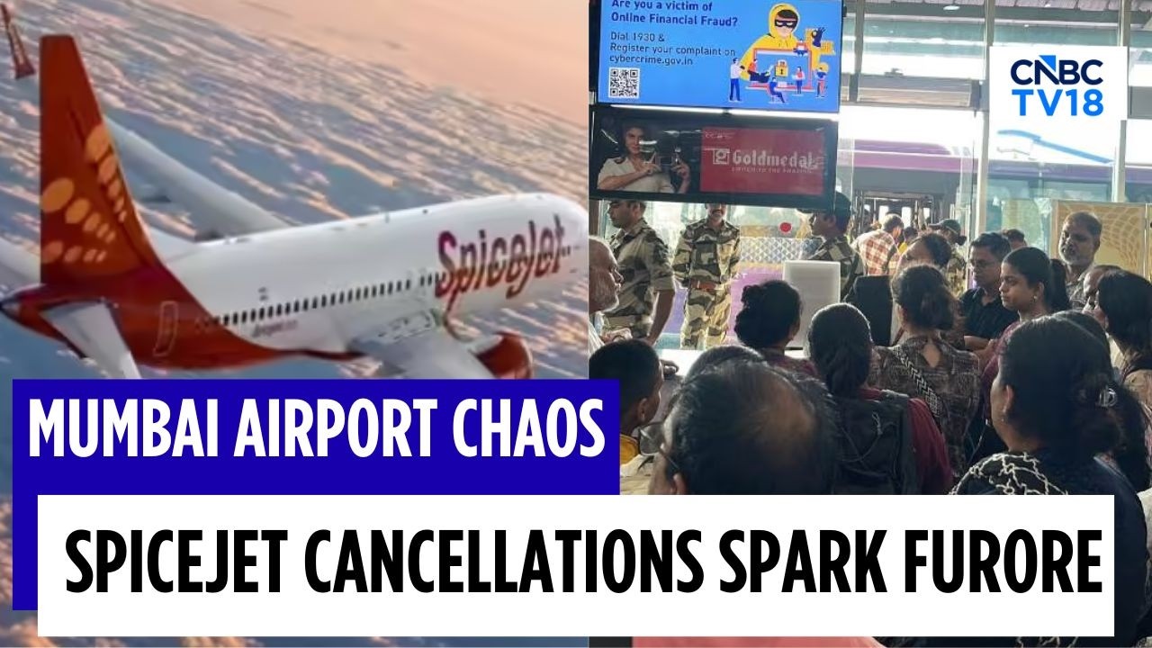 Отмена рейсов Spicejet в аэропорту Мумбаи оставила пассажиров в затруднительном положении; пассаж...