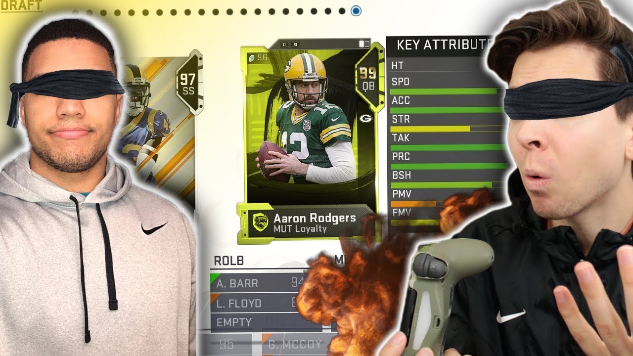 BLIND DRAFT & PLAY vs WALKER! Madden 19 DRAFT