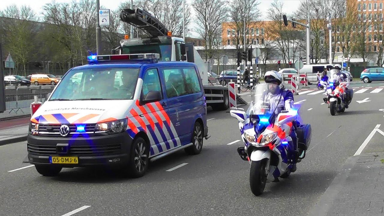 [Begeleiding VTB] Koninklijke Marechaussee begeleid ambulance met spoed vanaf Schiphol