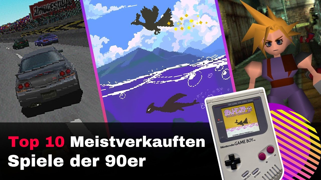 Die Top 10 meistverkauften Spiele der 90er