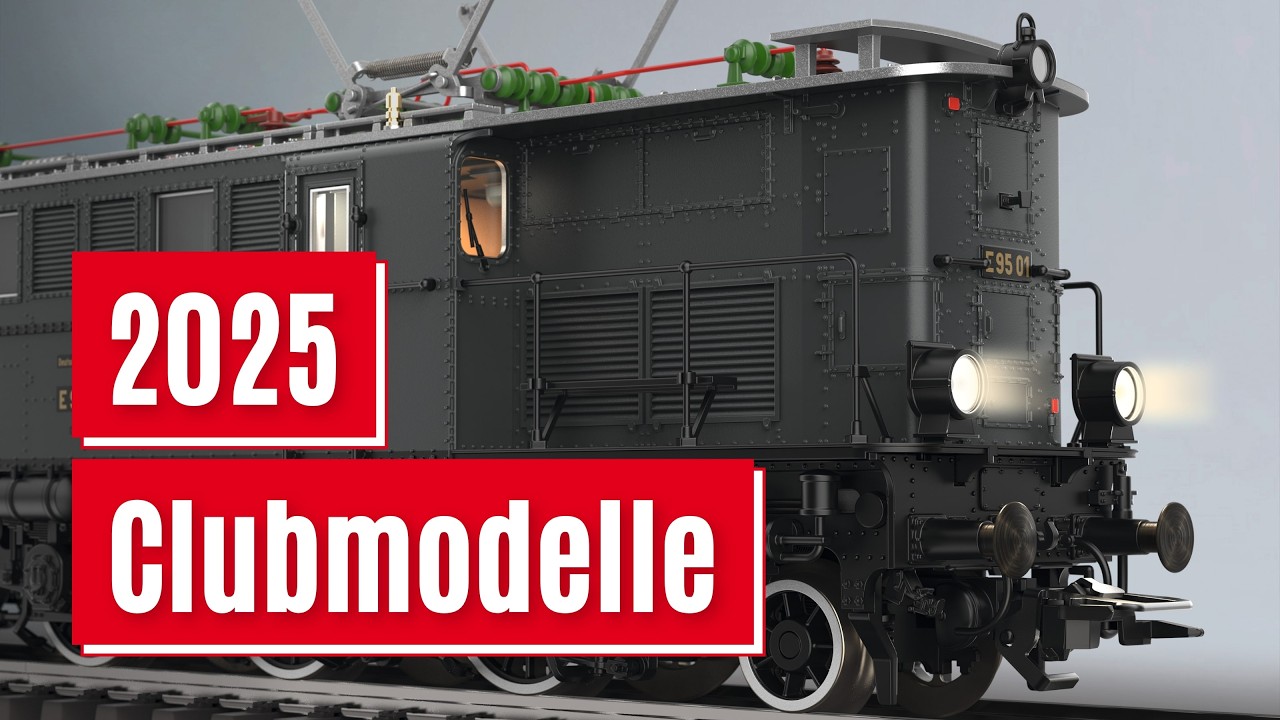 Clubmodelle 2025 von Märklin, Trix und LGB | Die Baureihe E 95 erscheint in H0