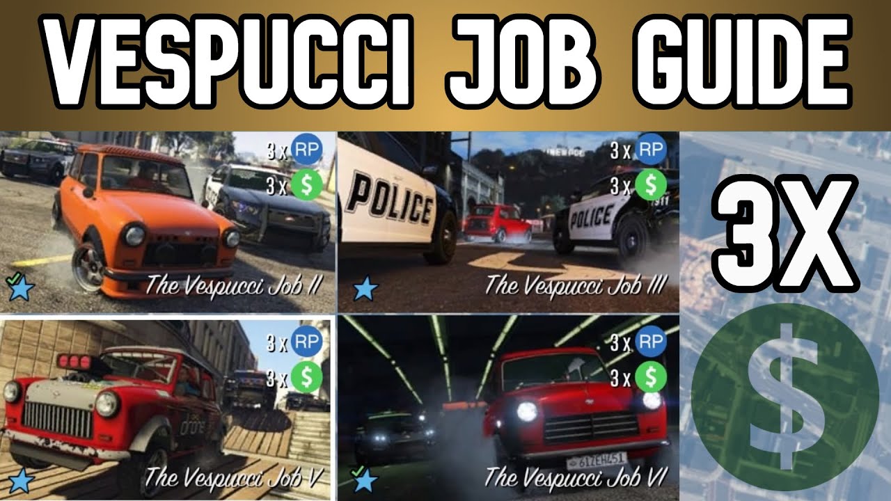 Gta 5 The Vespucci Job Guide | Triple Cash The Vespucci Job Mode Worth it?