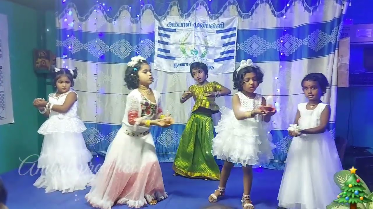 வரவேற்பு நடனம் 💃 #Ambal_preschool#Olivizha2024 🎄