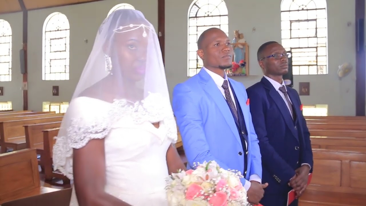 Gloria & Roy Church White Wedding
