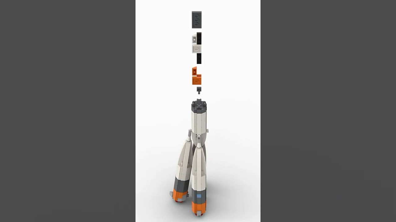 MOC Ultimate Soyuz Rocket [1:110 Scale] Model Building Block
