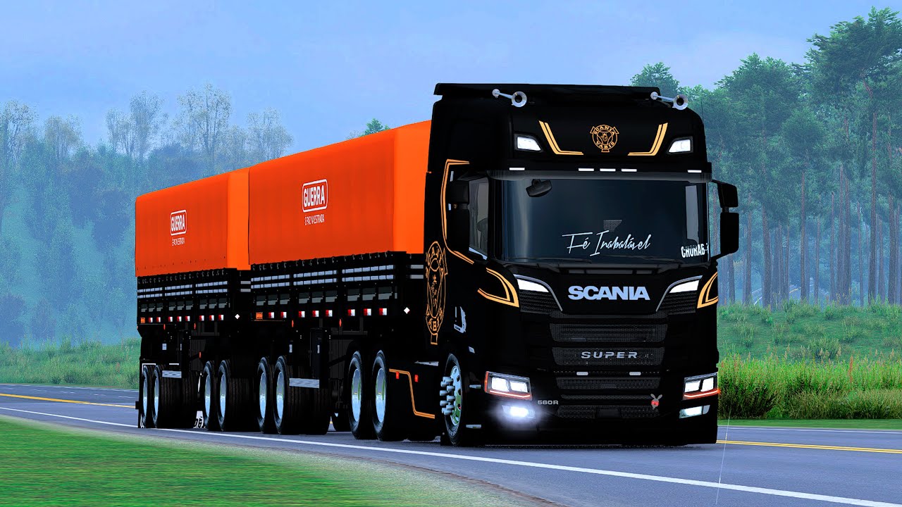 🔴 ETS2 AO VIVO | Vida de Caminhoneiro com Scania 560R Rebaixada e Carga Pesada 