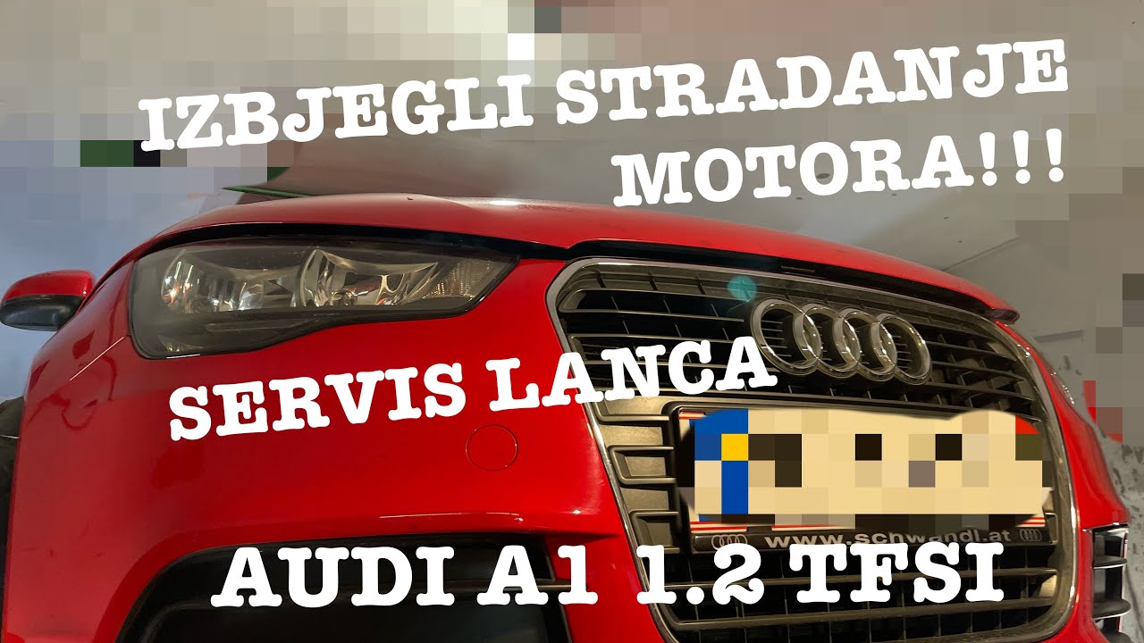 AUDI A1 1.2 TFSI IZBJEGLI STRADANJE MOTORA!!! SERVIS LANCA