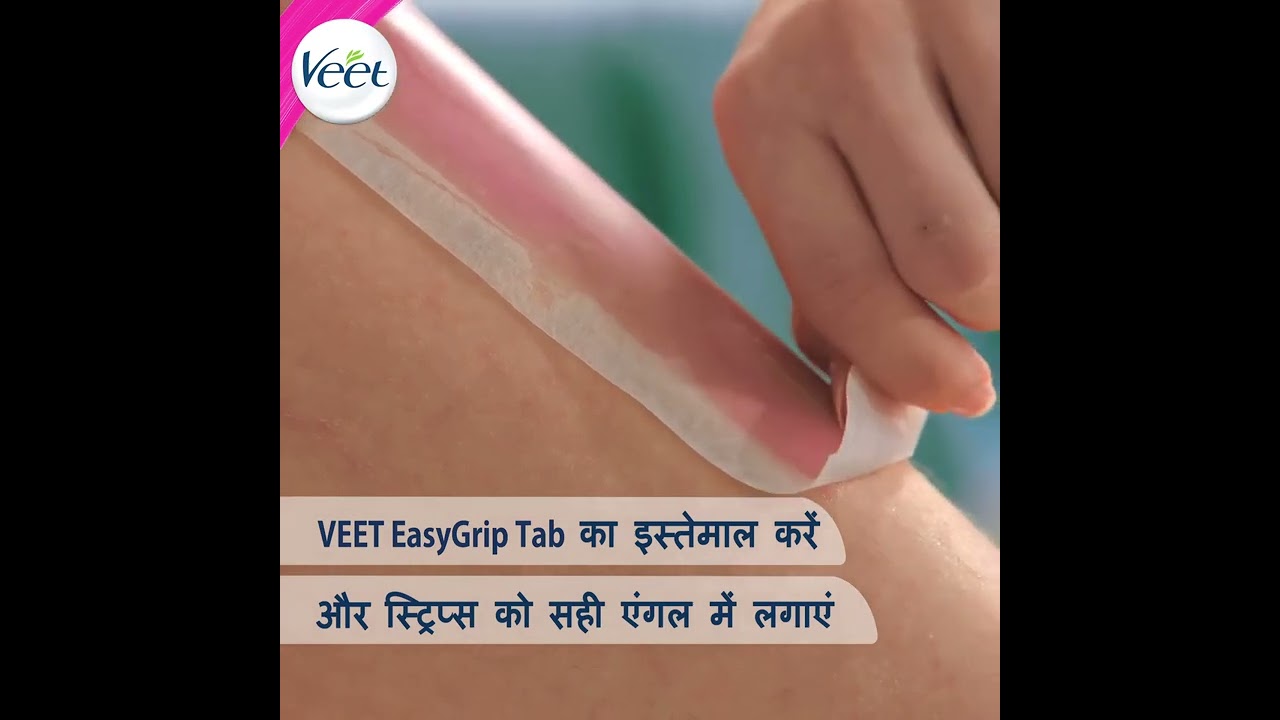 How to 'WAX LIKE A PRO' WITH VEET PROFESSIONAL WAX STRIPS [Hindi]
