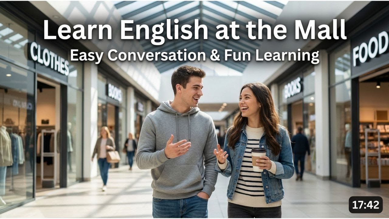 Practice Real English at the Mall | English Conversation for Beginners