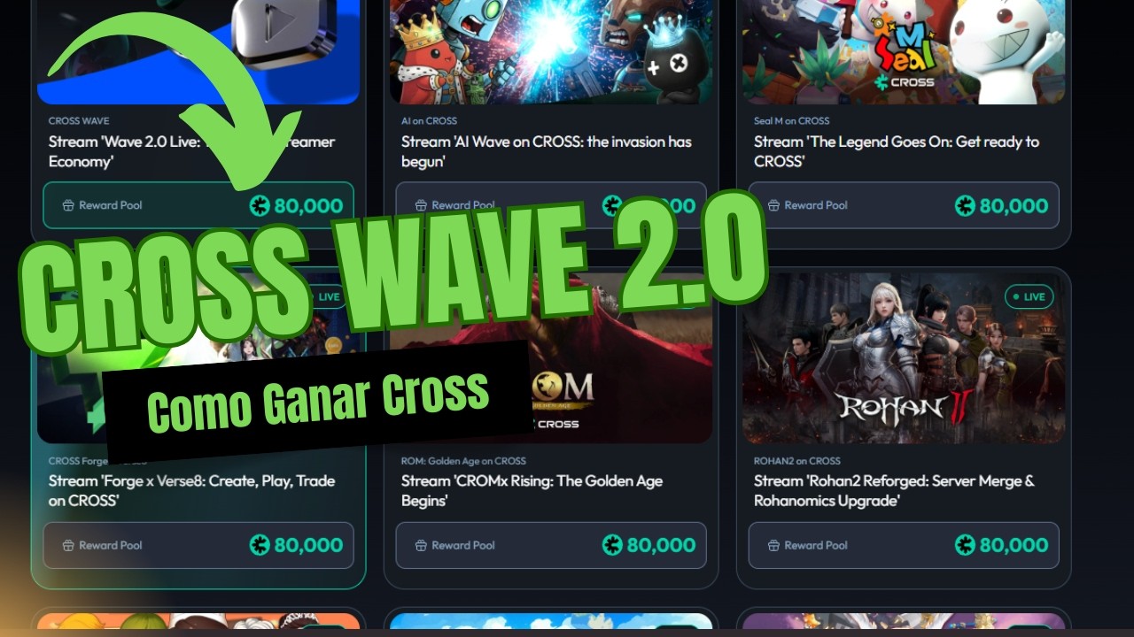 CROSS Wave 2.0: Como conectar mi canal de Youtube y clasificar al TOP (Creacion  de contenido)