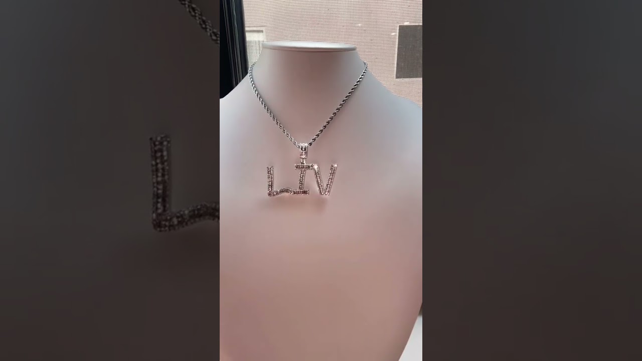 Packaging Iced Out Name Necklaces💎✨ 