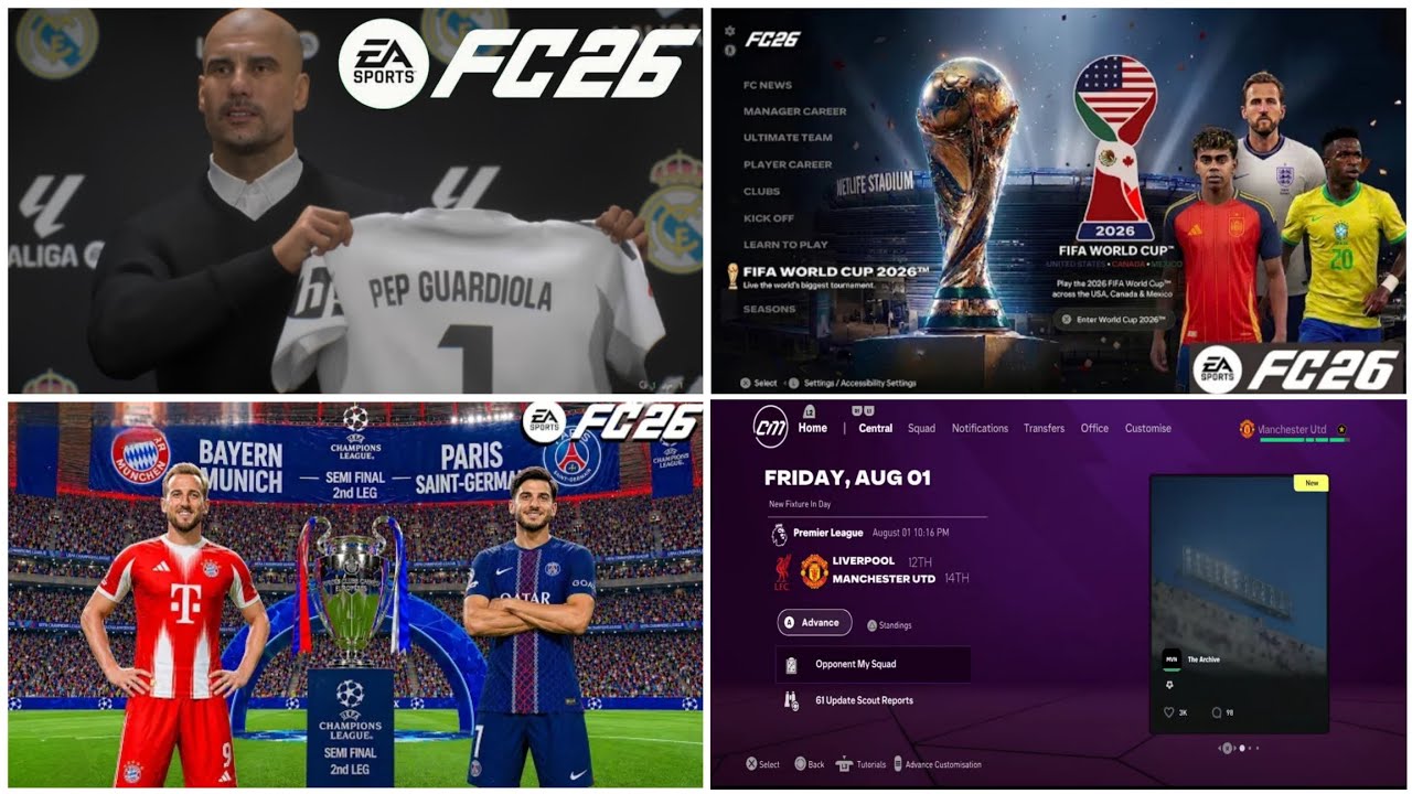 FIFA 16 MOD FC 26 Android Mobile Offline Career Mode PS5 MOD [Apk+obb+data] Лучшая графика