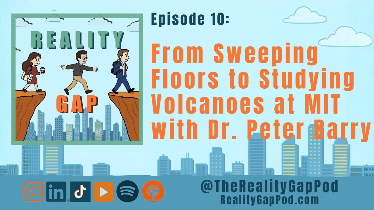Ep10. From Sweeping Floors to Studying Volcanoes at MIT with Dr. Peter Barry