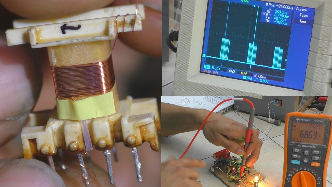 Fabrication d'une alimentation à découpage 230 Vac ► 12 V / 5 V - 5 Watts [convertisseur flyback]