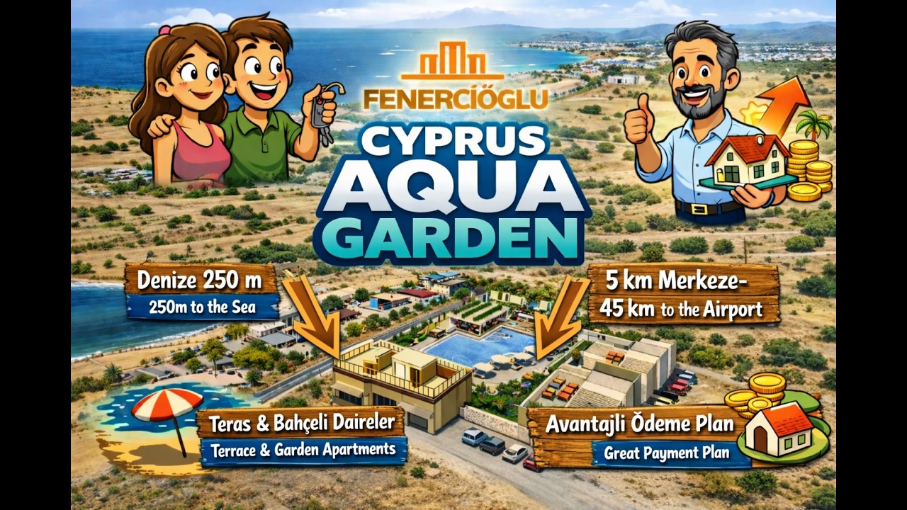 Kıbrıs Esentepe'de Satılık Daire Cyprus  %35 Peşinat Payment 48 Ay Taksit Down , Month Installments