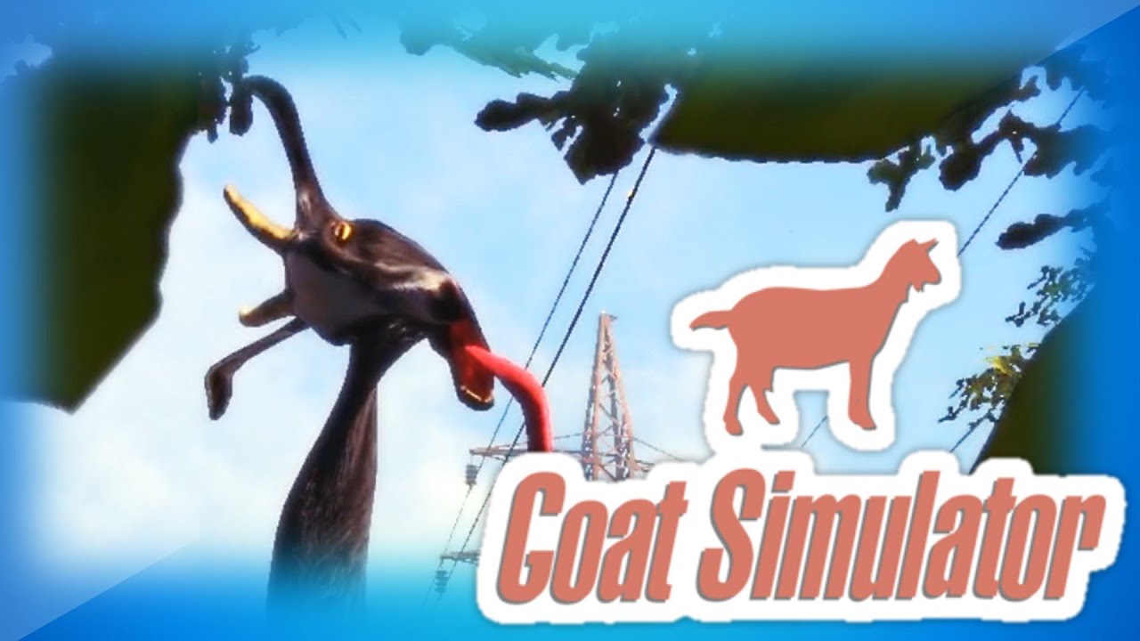Goat Simulator Funny Moments Montage 1 - Bernie, Jet Pack, Tiny Goat, and More!