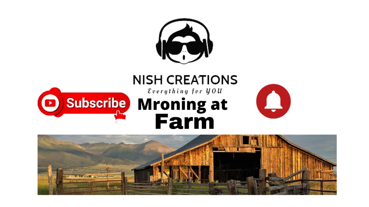 Early morning farm sounds| Nature  |Sound effects |Sound & Noise on YouTube |Noise |Sound samples