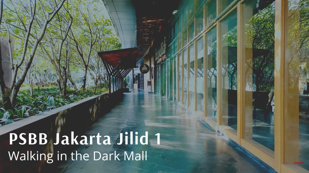 Exploring Creepy Mall During Lockdown in Jakarta City 2020 [4K] Kemang Village - Indonesia