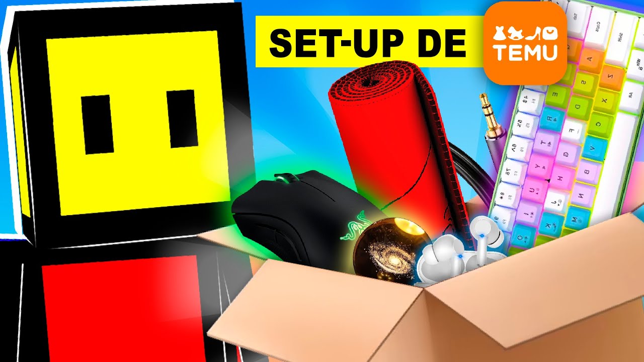 PED&Iacute; un SET-UP GAMING en TEMU y esto fue lo que llego... &iquest;Estafa?