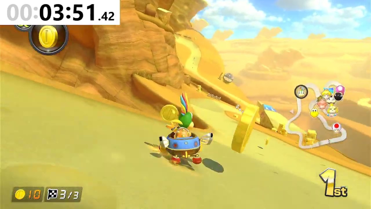 Mario Kart 8 Deluxe Crossing Cup in 09:05:990