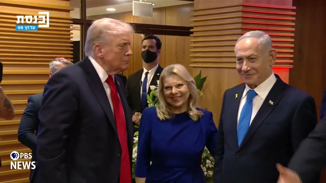 WATCH: Trump arrives for speech before Israeli Knesset